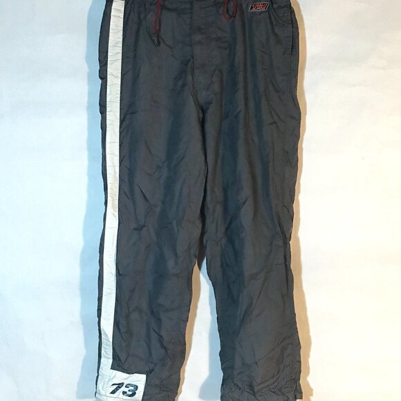 Tommy Hilfiger Jeans Windbreaker Training Joggers Workout Athletic Sweatpants XL - Picture 1 of 8